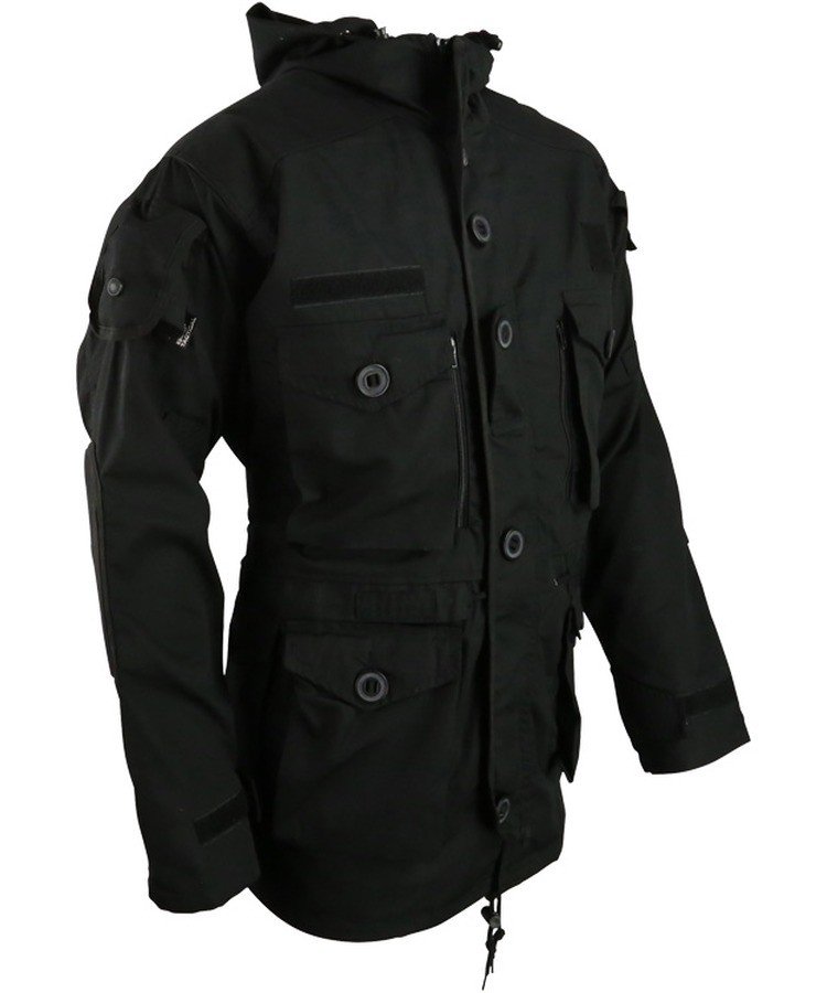 Bunda bojová SAS Assault Smock Jacket Black Kombat® Tactical Vyberte velikost: M