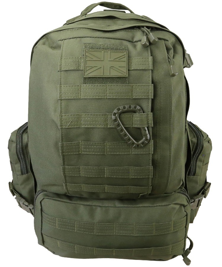 Batoh taktický Viking Molle Patrol Pack 60L Olive Green Kombat® Tactical