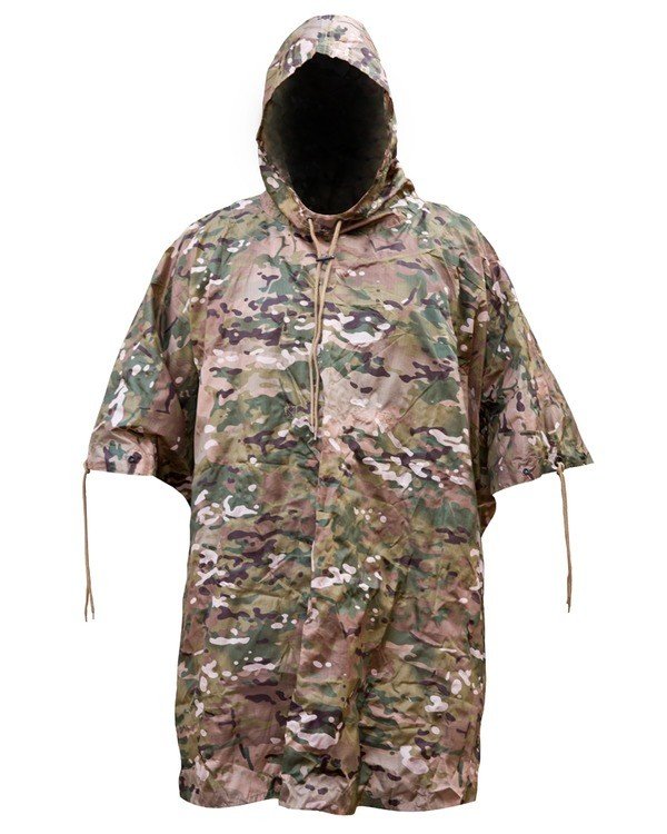 Pončo nepromokavá pláštěnka BTP MultiCam US Style Poncho RipStop Kombat® Tactical