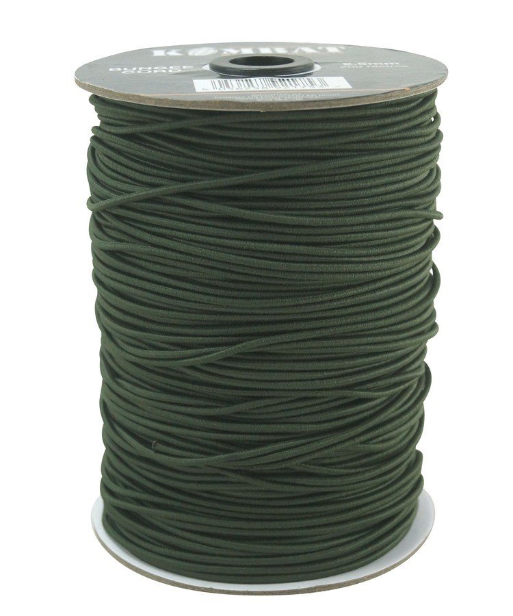 Elastická šňůra gumolano ⌀2,5mm balení 200 metrů Olive Drab Bungee cord