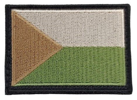 Nášivka vlajka Česká republika MultiCam velká A-80 Velcro