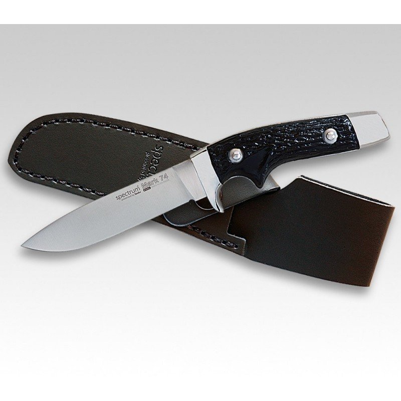 Nůž lovecký Spectrum® Mark 74 s koženým pouzdrem Linder® Solingen 150712