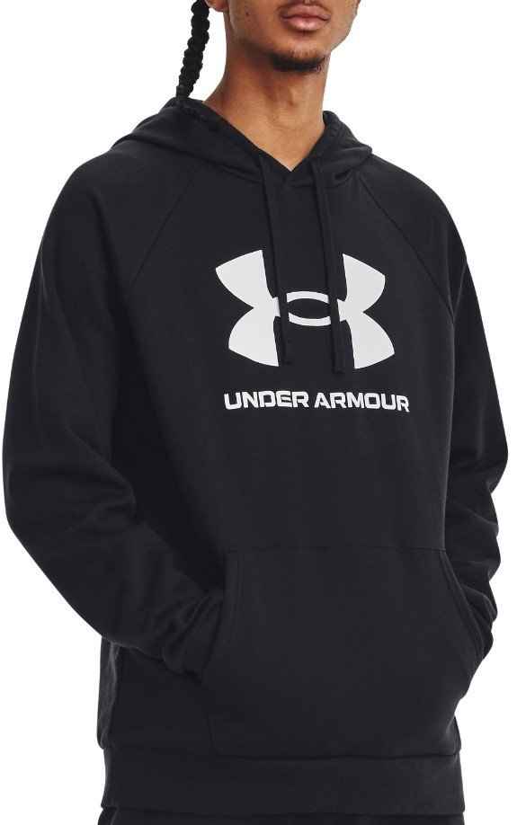 Mikina s kapucí Under Armour UA Rival Fleece Logo HD-BLK