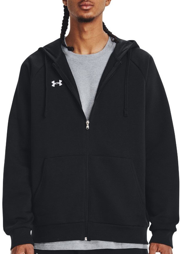 Mikina s kapucí Under Armour UA Rival Fleece FZ Hoodie-BLK