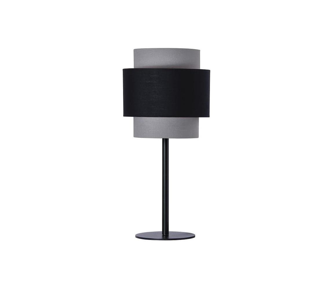 Stolní lampa 1xE27/60W/230V šedá