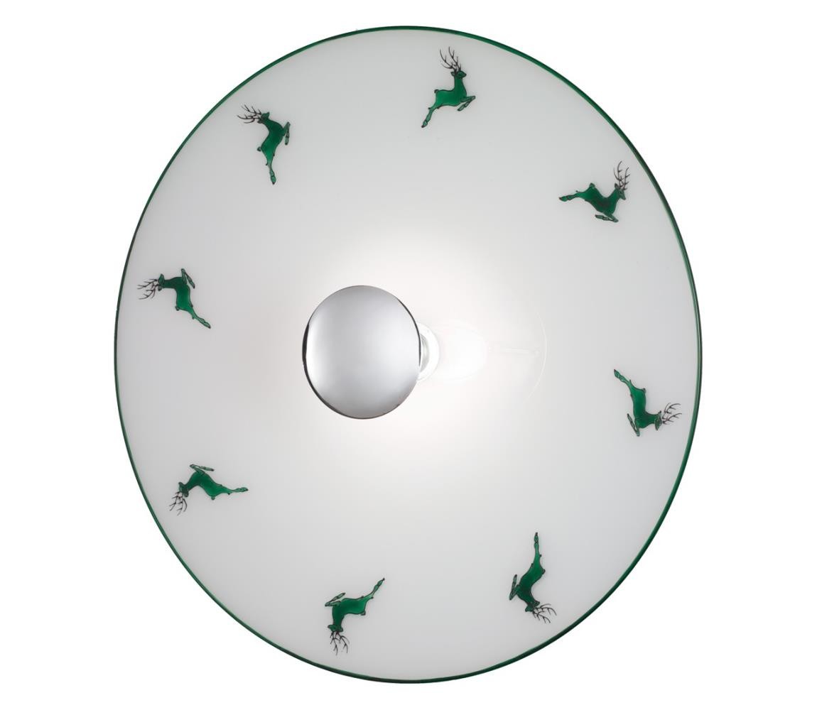 Kolarz Kolarz A1353.61.XL.5.G.100-Nástěnné svítidlo NONNA 1xE27/100W/230V jeleni zelená