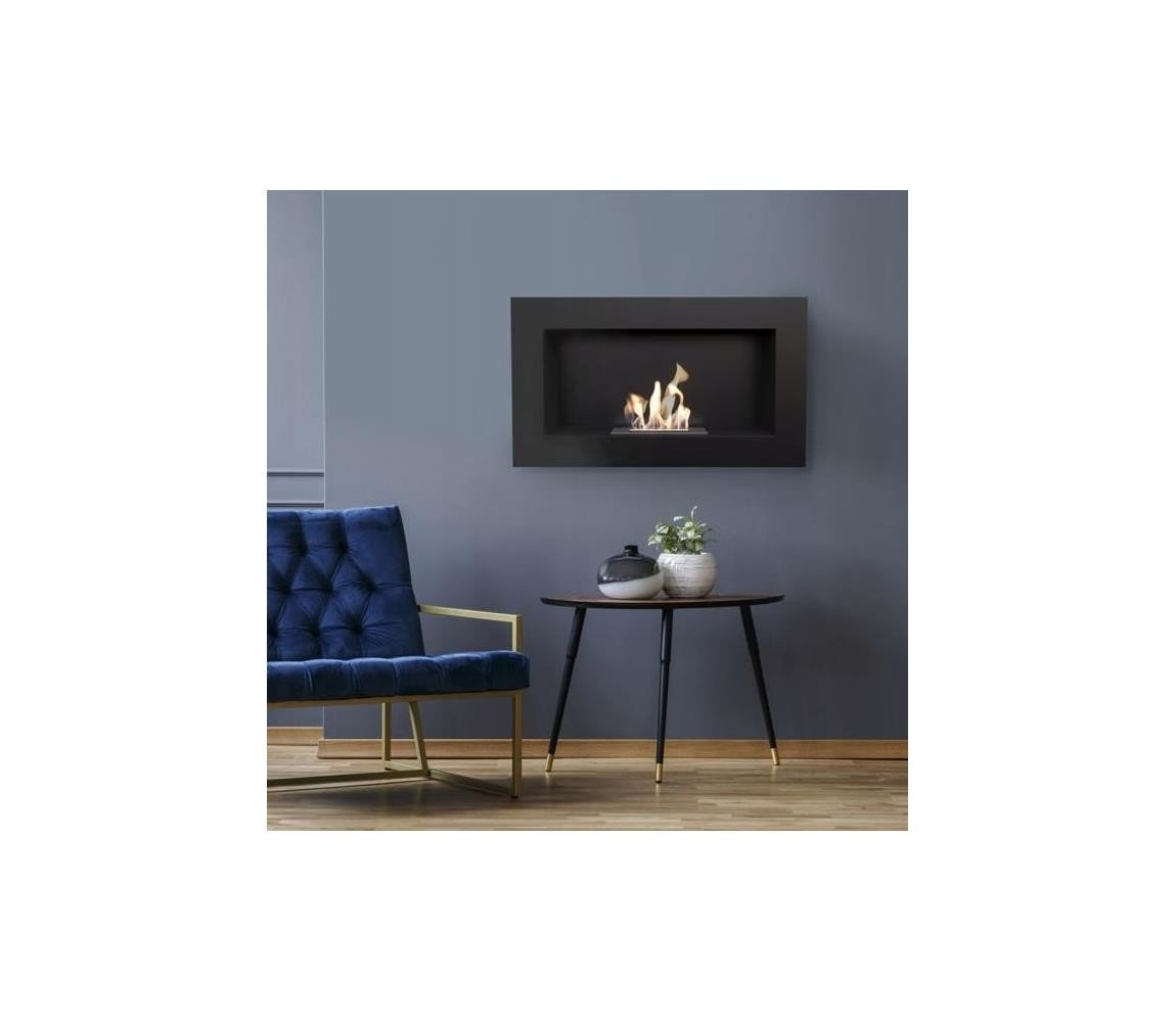 Kratki Kratki GOLF/CZARNY/TUV - Vestavěný BIO krb GOLF 37,4x64,8 cm 1kW černá
