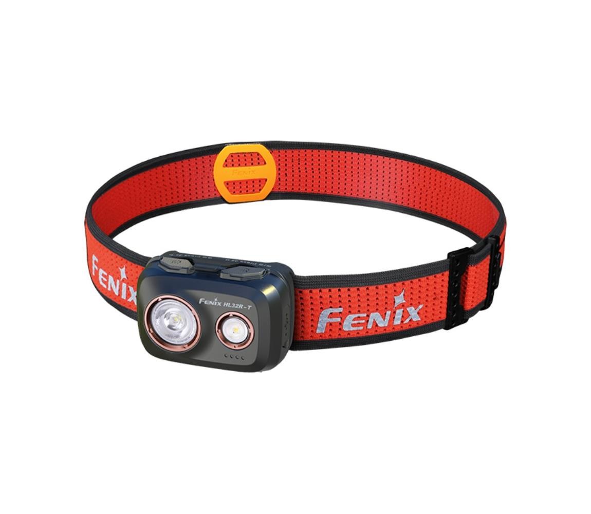 Fenix Fenix HL32RTBLCK - LED Nabíjecí čelovka LED/USB IP66 800 lm 300 h černá/oranžová