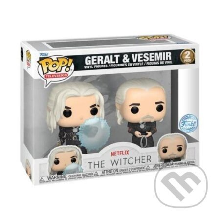 Funko POP TV: Witcher - Geralt and Vesemir 2pack (Zaklínač, exclusive special edition) - Funko