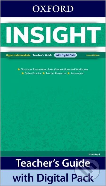 Insight Upper-Intermediate Teacher's Book with Online Practice Pack, 2 nd - Oxford University Press