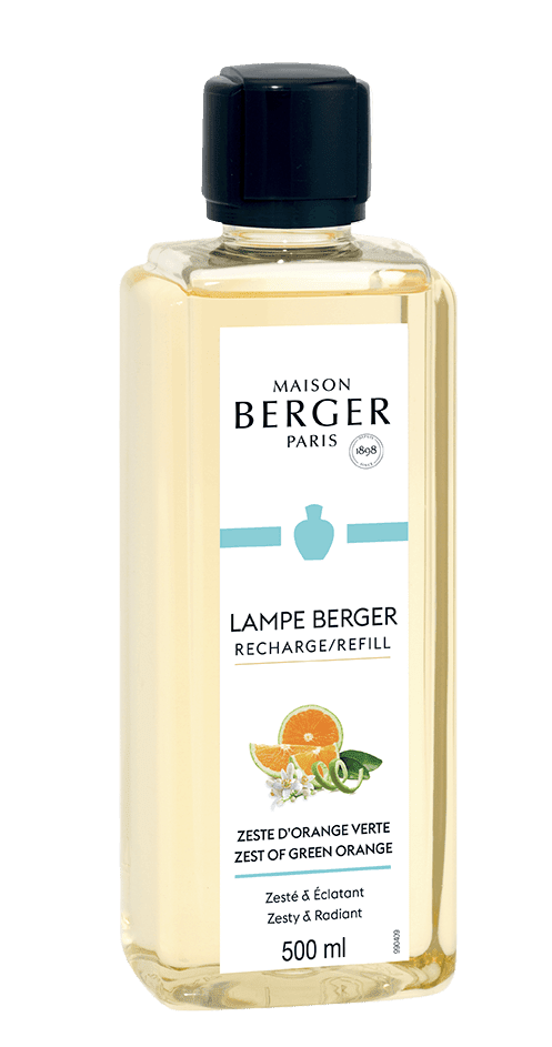 Maison Berger Paris NÁPLŇ DO KAT. LAMPY 500 ML - MAISON BERGER - Zest of Green Orange - zelená pomeranč. kůra 500 ml