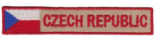 Nášivka Česká republika - desert A-46