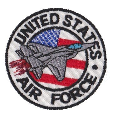 Nášivka F16 US AIR FORCE D-2
