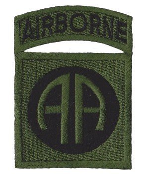 Nášivka Airborne AA 82. výsadková divize bojová polní E-4