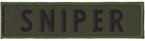 Nášivka Sniper - bojová polní F-16