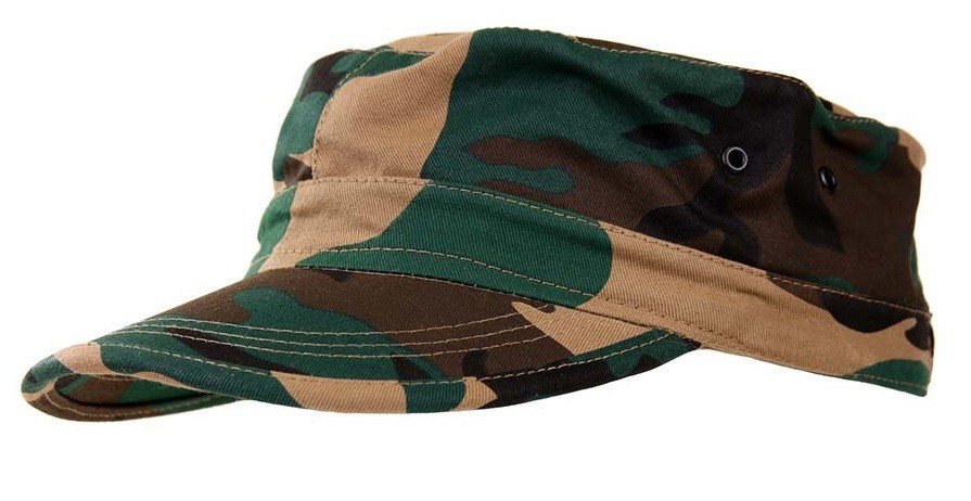 Čepice polní dětská Patrol lesní Woodland Camo Fostex®