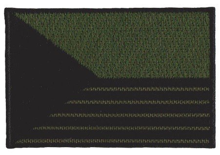 Nášivka vlajka Česká republika bojová polní velká pruhovaná oliv velcro A-21