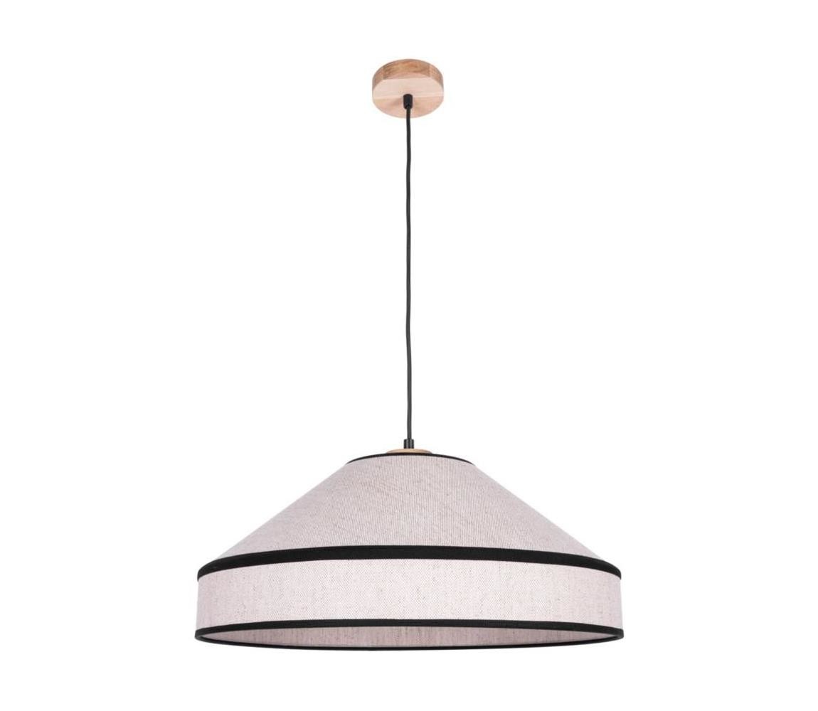 16992174 - Lustr na lanku AMIGO 1xE27/60W/230V dub