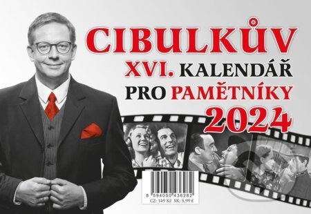 Cibulkův kalendář pro pamětníky 2024 - Martin Vavřík (Ilustrátor)