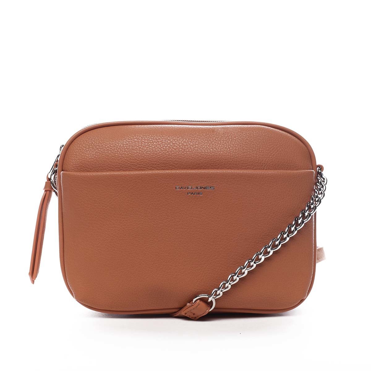 Dámská crossbody kabelka lososově růžová - David Jones Berivan Two růžová