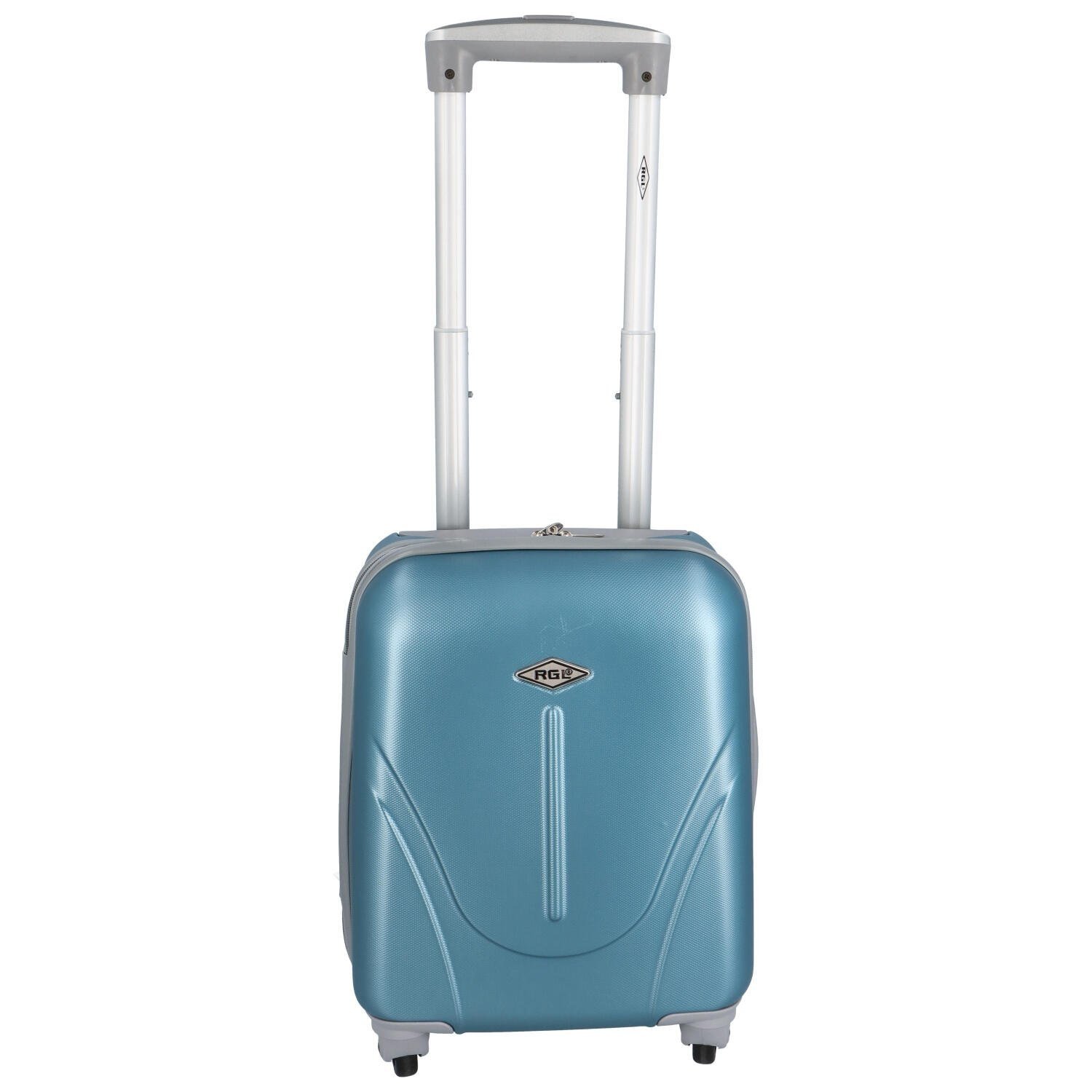 Skořepinový cestovní kufr bledě modrý - RGL Jinonym XXS modrá