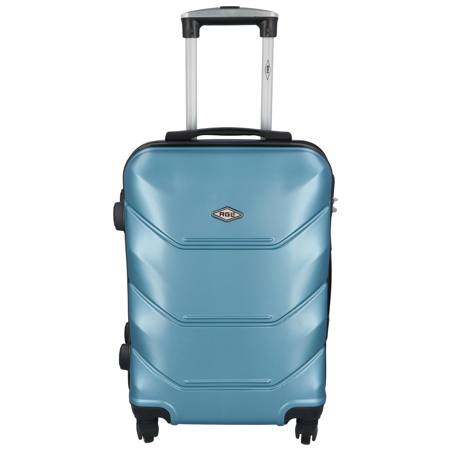Skořepinový cestovní kufr bledě modrý - RGL Hairon XS modrá