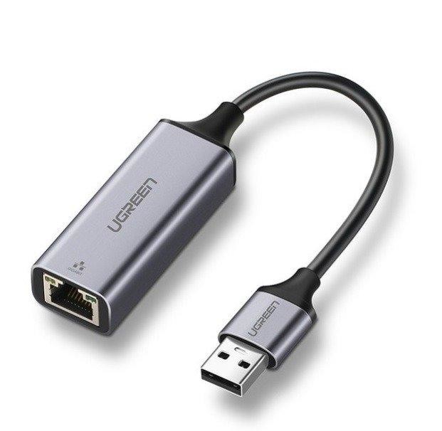 Externí gigabitový ethernetový adaptér USB 3.0 UGREEN (šedý)