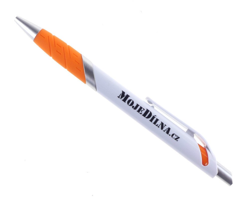 Propiska, oranžovo-bílá 