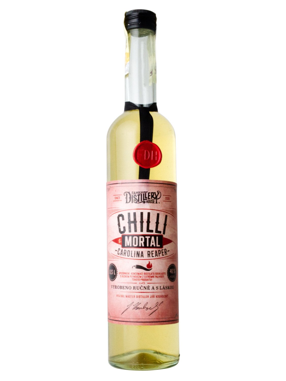 Family Distillery House FD House Chilliovice Mortal (Carolina Reaper) 46% 0,5l