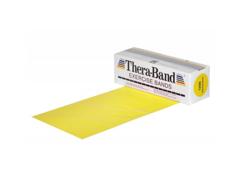 TheraBand Thera-Band Posilovací guma 5,5 m Provedení: lehká zátěž, žlutá