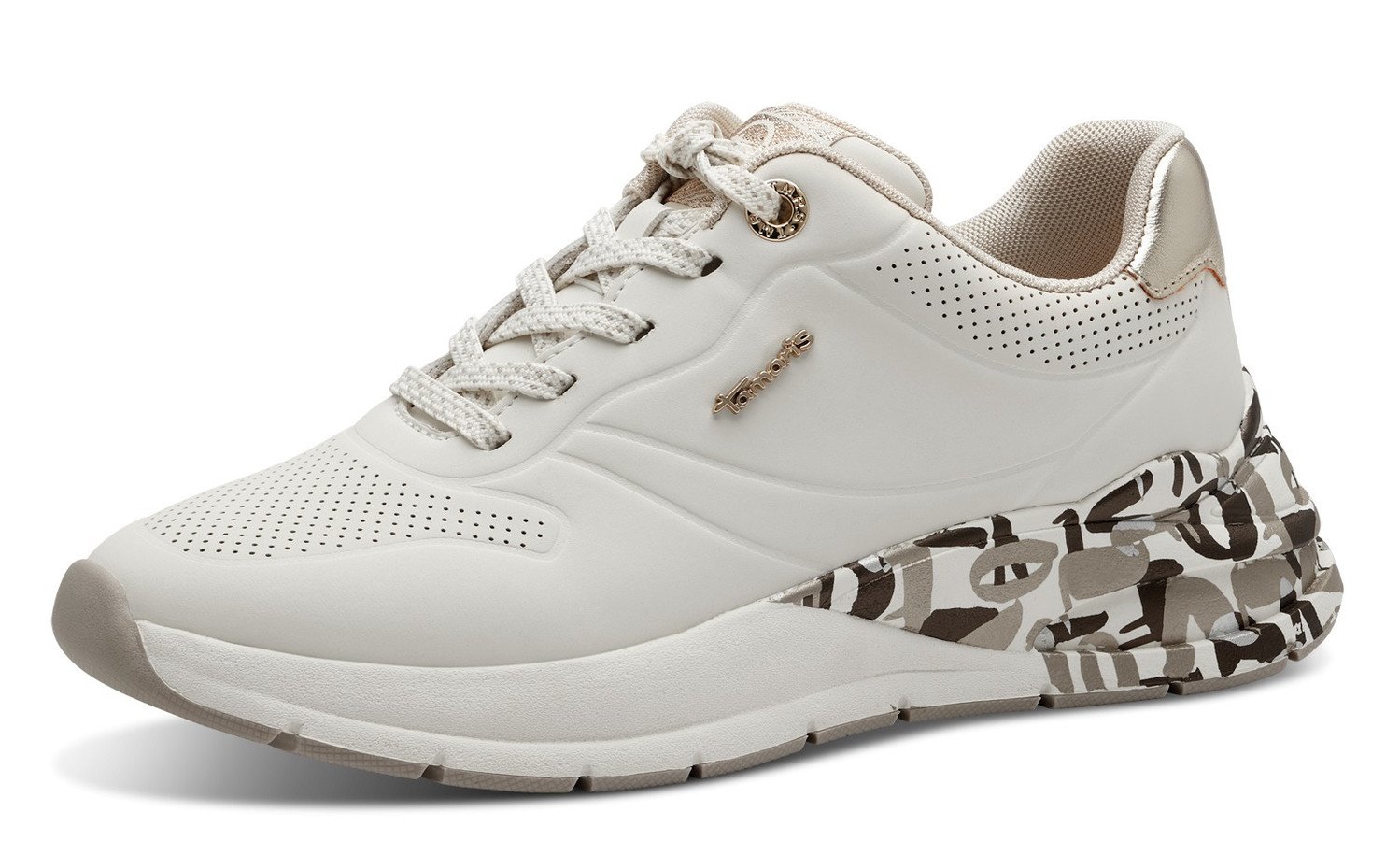 Tamaris 1-23748-41-430 Dámské polobotky ivory 37