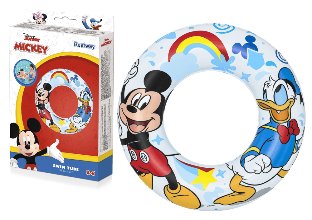 Bestway Nafukovací plavecký kruh Mickey Mouse 56cm Bestway