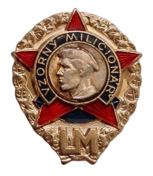 Odznak  vzorný milicionář originál
