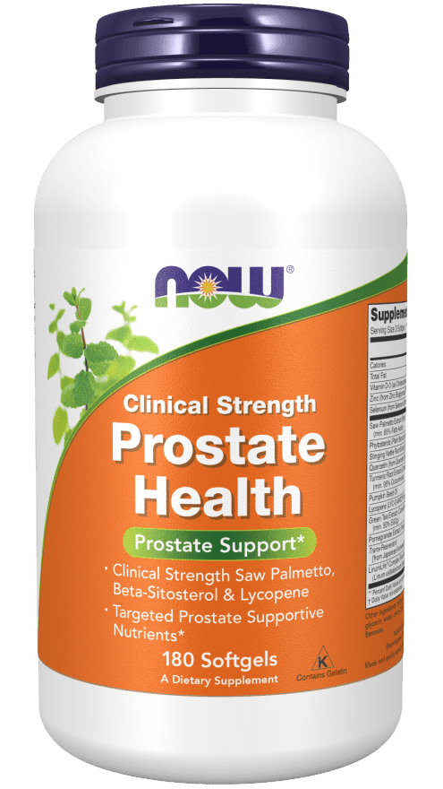 Now® Foods NOW Clinical Strength Prostate Health (podpora prostaty), 180 softgel kapslí