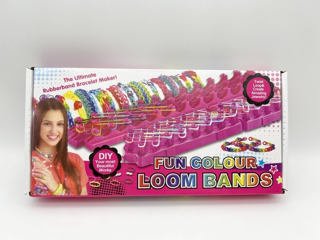 Kreativní sada na výrobu náramků Loom Band 600 ks - Alltoys