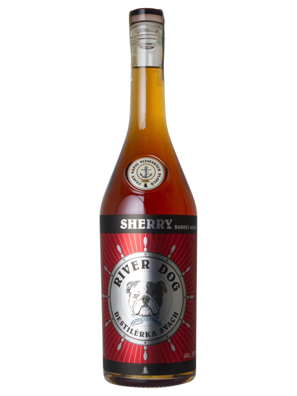 Destilérka Svach (Svachovka) Tuzemák River Dog Sherry 38% 0,7l