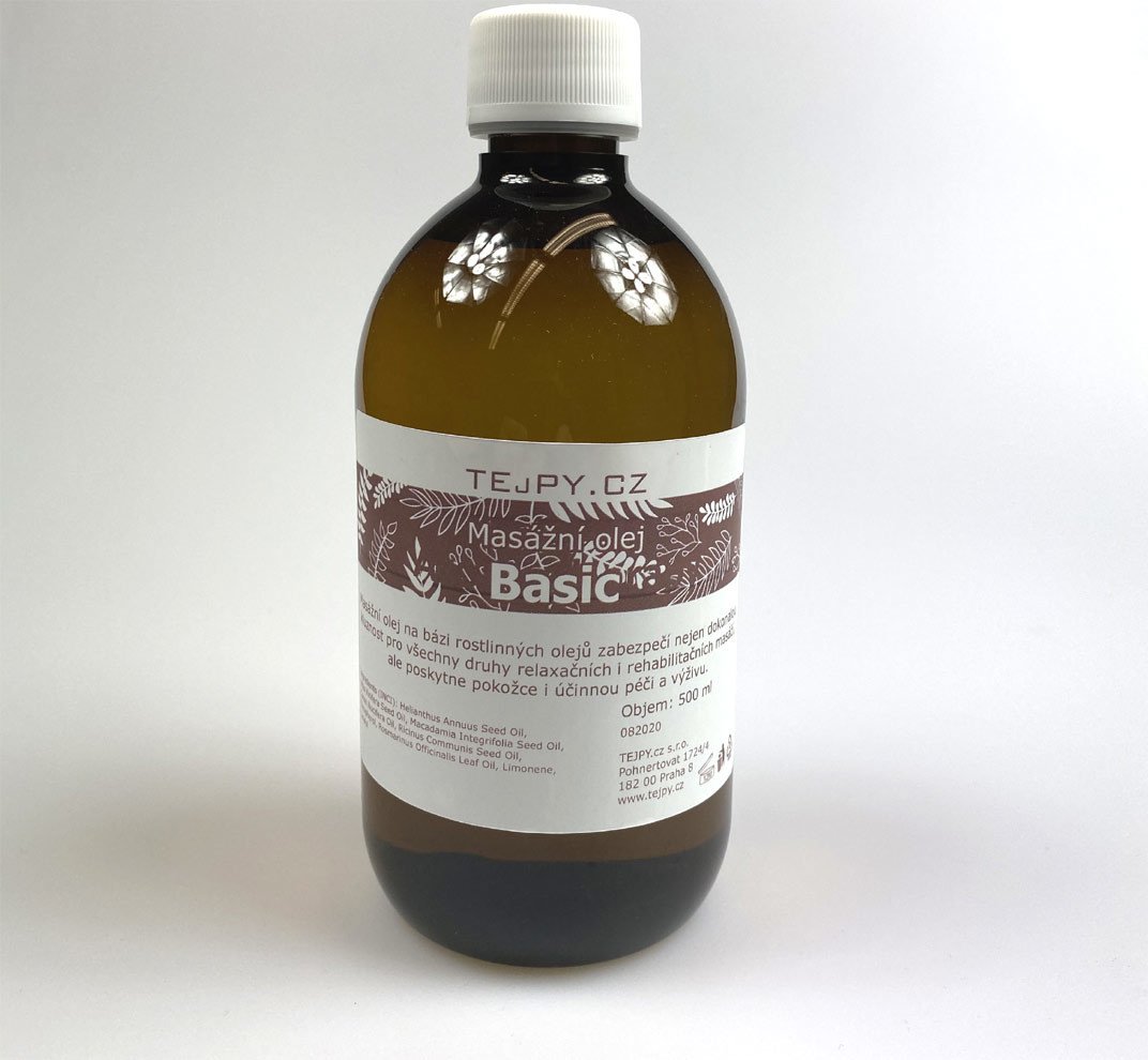 TEJPY.cz Masážní olej Basic Obsah: 500 ml
