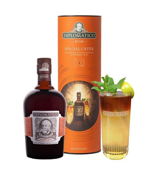 Diplomatico Diplomático Mantuano Highball Gift Box