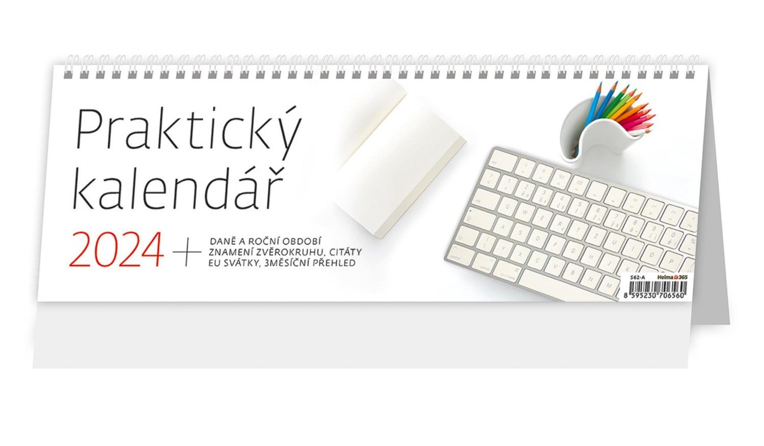 Stolní praktický kalendář 2023 - 336 x 121 mm