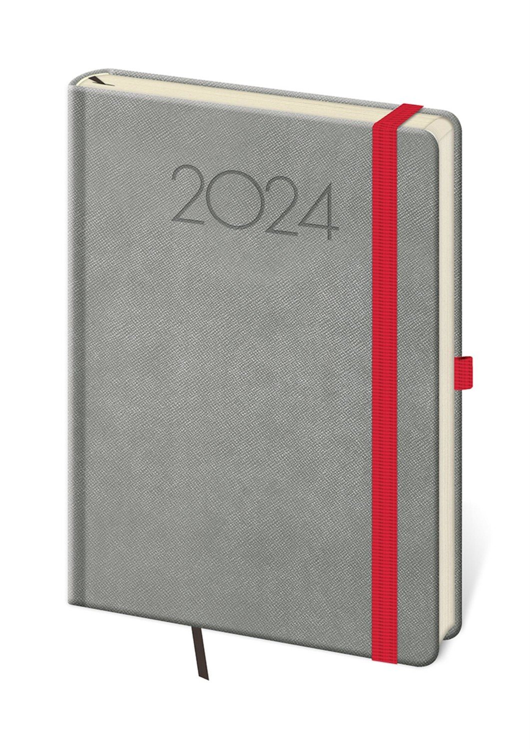 Denní diář 2023 New Praga - A5, tmavě šedý