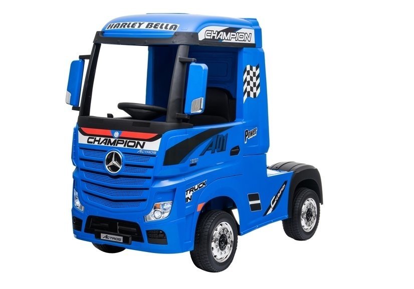 mamido Dětské elektrické auto Mercedes Actros lakované modré