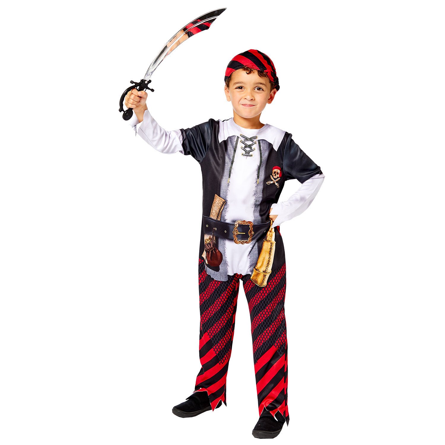 Amscan dětský kostým Pirát Velikost: 4-6