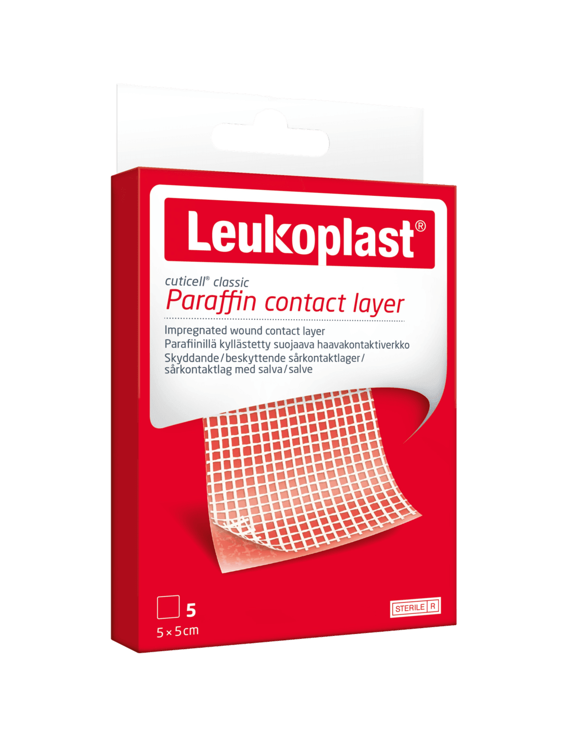 Leukoplast Cuticell Clas.5x5cm Mast.tyl S Par.5ks