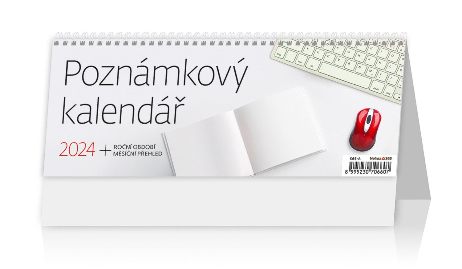 Stolní poznámkový kalendář 2023 - 24,6 x 9,6 cm