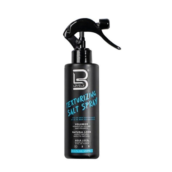 L3VEL3 Texturizing Salt Spray Volumize and Natural Look - slaný sprej na podporu textury a objemu, 250 ml