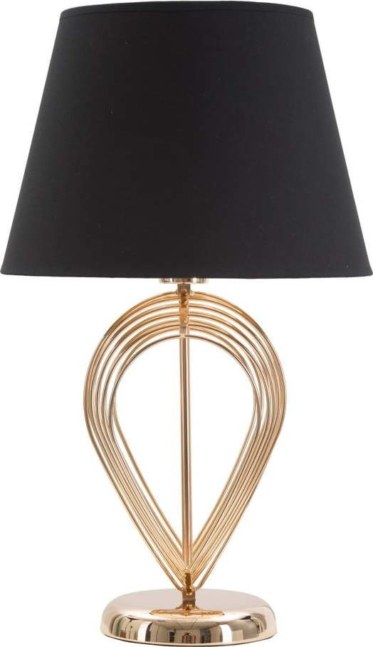 Černá stolní lampa Mauro Ferretti Maxt, ø 32,5 cm