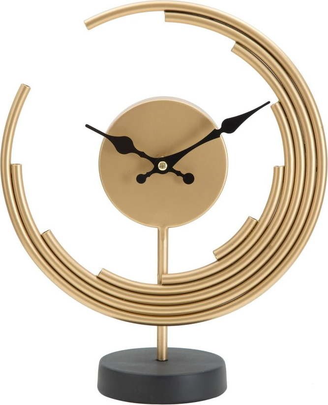 Stolní hodiny ve zlatém dekoru Mauro Ferretti Moon