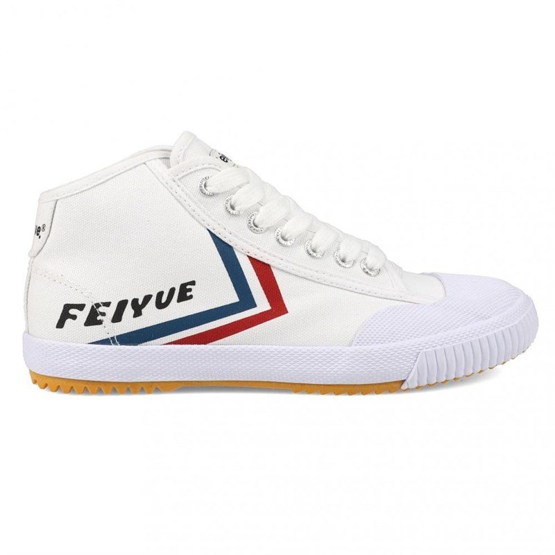 boty FEIYUE - Fe Lo Mid 1920 White/Blue/Red (WHITE BLUE RED)