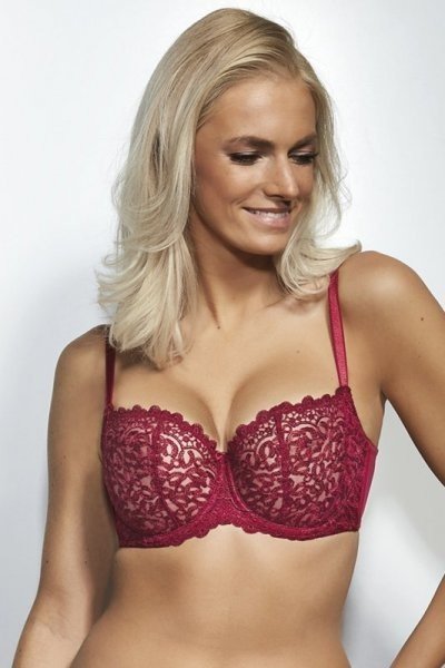 Krisline Betty Podprsenka polovyztužená 65e cherry