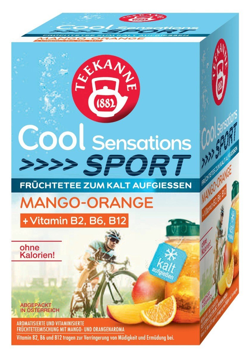 Teekanne Coolsensations Sport mango/pomeranč 2.5g 18 sáčků